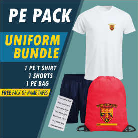 Bundle offer of T Shirt, Shorts and a PE Bag! FREE name tapes
